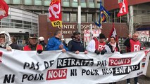 Jeudi 12 décembre 2019, 200 manifestants à Lisieux