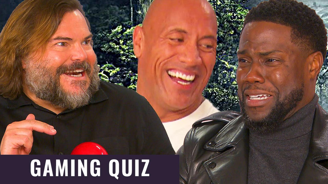 Jumanji: wie gut kennt sich der cast mit games aus? | the rock vs kevin hart