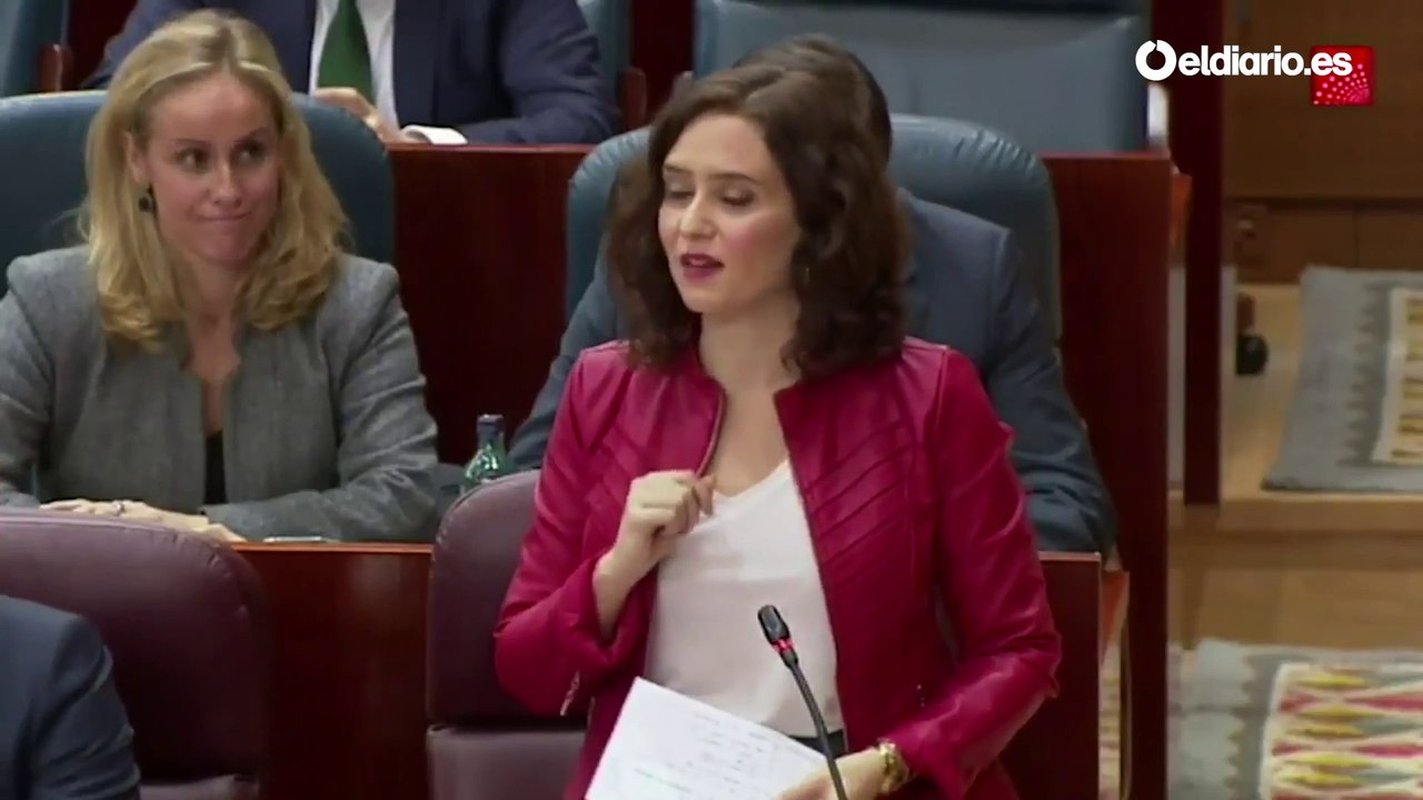Ayuso: "Algún día conoceremos qué hay detrás de las 'emergencias climáticas”