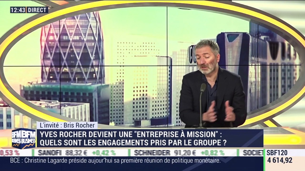 Bris Rocher (Yves Rocher) : Le groupe Yves Rocher réalise 2,5 milliards d'euros de chiffre d'affaires auprès de 50 millions de clientes dans 115 pays - 12/12