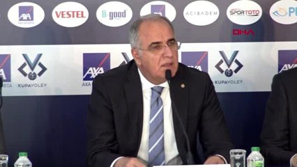Spor 2019-2020 voleybol sezonu axa sigorta kupa voley erkekler kategorisi kura çekimi yapıldı