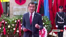 Report TV - 75-vjetori i Çlirimit të Tiranës/ Braçe sulmon PD-në: Veliaj: Janë sabotatorë
