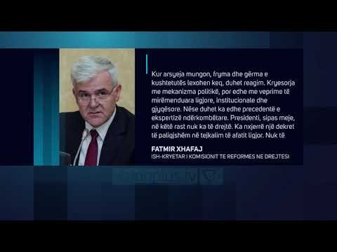 Kushtetuesja/ Xhafaj: Dekreti i Metës i paligjshëm - News, Lajme - Vizion Plus