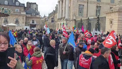 Mobilisation contre la réforme des retraites à Dijon