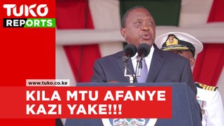 President Uhuru Kenyatta warning to civil servants during Jamuhuri celebrations