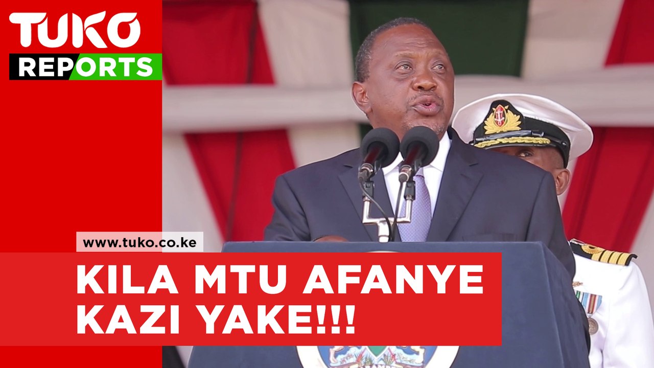 President Uhuru Kenyatta warning to civil servants during Jamuhuri celebrations