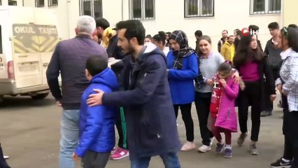 Engelli öğrencilerden, lise öğrencilerine anlamlı ziyaret