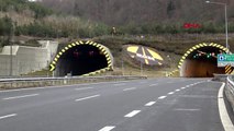 Bolu dağı tüneli çift yönlü olarak trafiğe kapatıldı-1