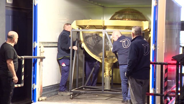 Los bombos del sorteo de la Lotería ya están en el Teatro Real