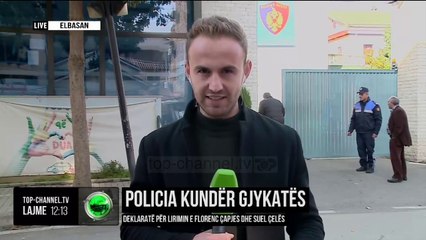 Policia kundër gjykatës, deklaratë për lirimin e Florenc Çapjes dhe Suel Çelës