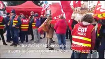 Lons-le-Saunier : 4e journée de mobilisation contre la réforme des retraites