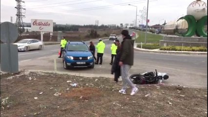 Download Video: Trafik kazasında motosiklet sürücüsü ağır yaralandı