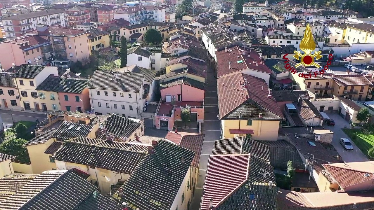 Terremoto Mugello - Droni sul comune di Barberino di Mugello (11.12.19)