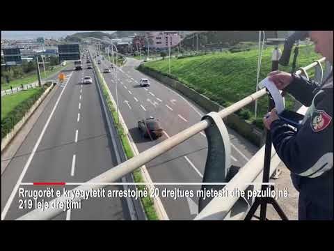 Aksioni i policise rrugore, arrestohen 20 drejtues dhe pezullohen 219 patenta