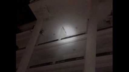 Pamjet e para pas termetit ne Durres, shemben disa ndertesa
