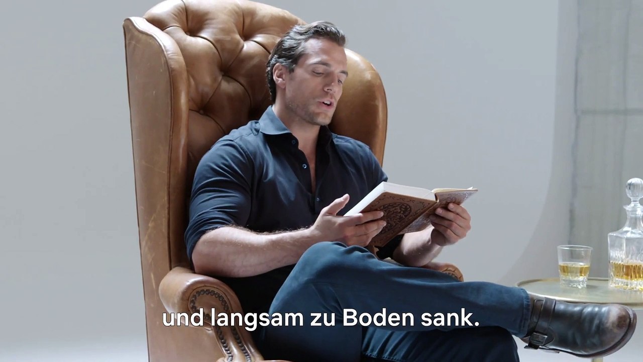 The Witcher liest aus dem Buch 'The Witcher'