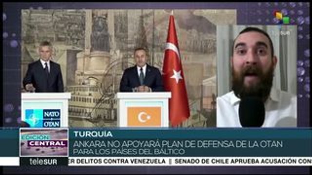 Turquía no apoyará plan de defensa de OTAN para países bálticos