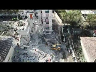 Si duket Thumana pas tërmetit, pamjet me dron