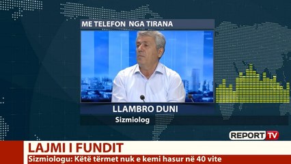 Report TV - Tërmeti ngriti nivelin e tokës në Durrës/ Sizmiologu shpjegon dukurinë