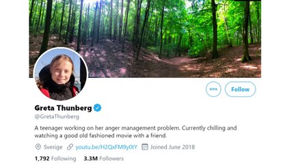 Trump dice que Greta Thunberg debería "relajarse" e ir al cine