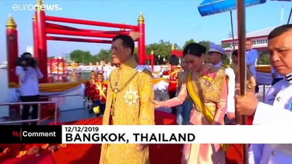 Royal ceremony held with more than 52 ships in Thailand