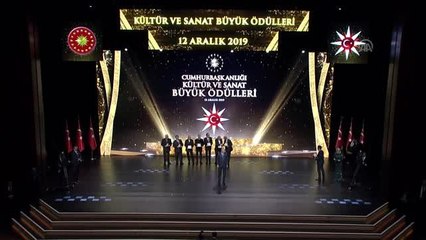 Cumhurbaşkanlığı Kültür Sanat Büyük Ödülleri verildi