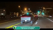 Cybertruck da Tesla flagrado nas ruas de Los Angeles