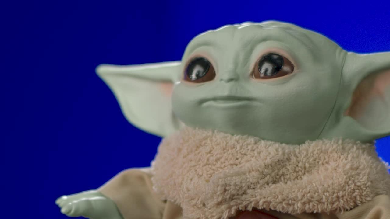 Baby Yoda talking plush doll