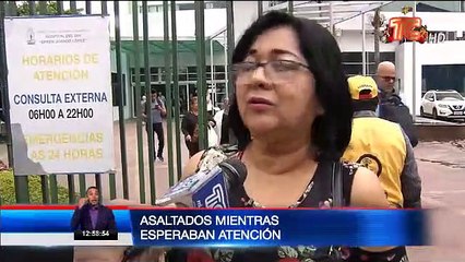 Asaltaron a pacientes del hospital del Seguro Social en Guayaquil