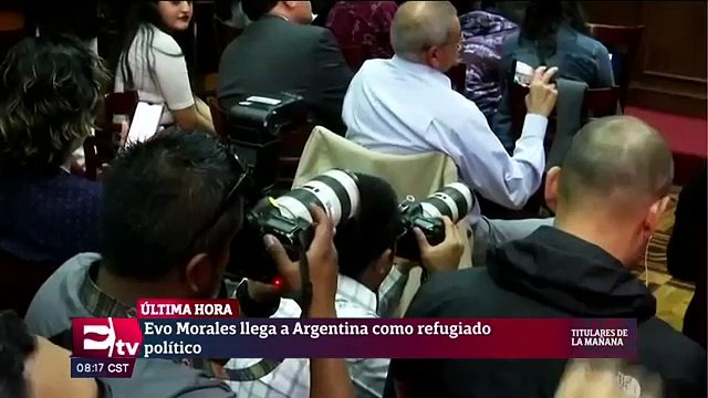 Evo Morales llega a Argentina en calidad de refugiado