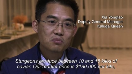 Caviar 'queen': Chinese roe reigns around the world