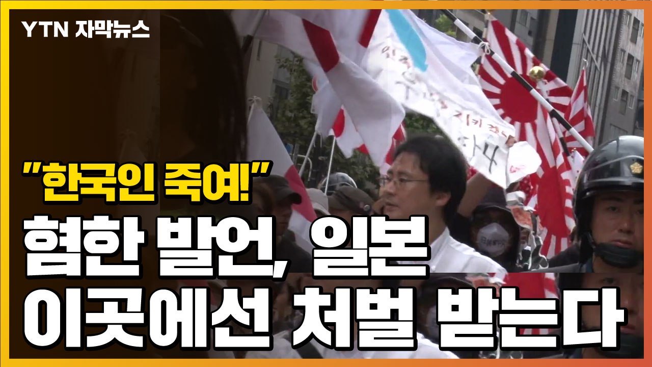 [자막뉴스] "한국인 쫓아내자!" 혐한 발언, 日 이곳에선 처벌 받는다 / YTN