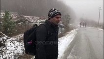 Ora News - Klandestinë mes borës, kamera e Ora News gjen emigrantët në Dardhë
