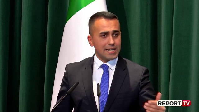 Report TV - Rama: Italia mbështet në terren luftën ndaj KÇK! Di Maio: Me ju për rindërtimin