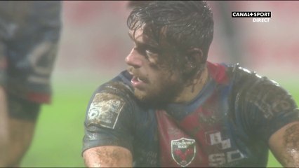 3ème essai dans la boue pour Biarritz qui s'impose