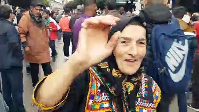 Demonstration in Algeria as presidential elections take place