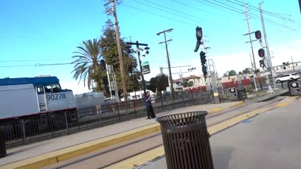 BDMV-6 Aruna & Hari Sharma at Old Town Transit Ctr for MTS Bus 28 San Diego Dec 02, 2019