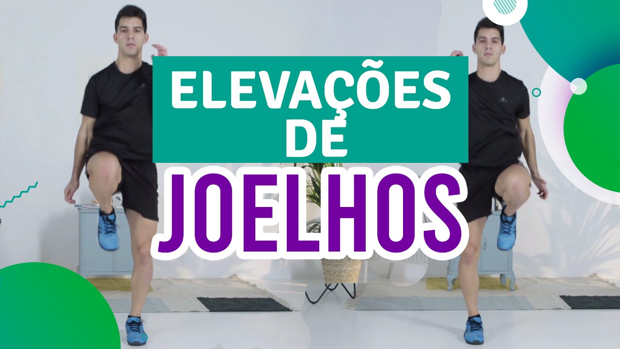 Elevações de joelhos - Sou Fitness