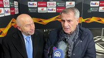 Borussia Mönchengladbach-Medipol Başakşehir maçının ardından - Nihat Özdemir, Şenol Güneş ve Göksel Gümüşdağ - MÖNCHENGLADBACH