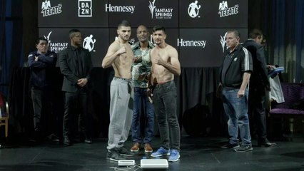 Erik BAZINYAN vs. Saul ROMAN - Weigh In  - tweet