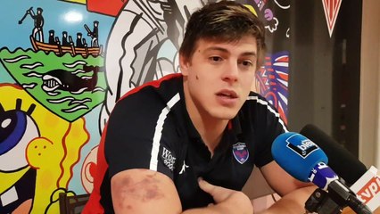 La réaction de Pierre Gayraud après le match contre Biarritz : “Vivement qu'on rentre chez nous”