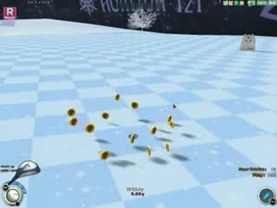 pangya ice cannon trou 3 chip-in