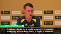 Labuschagne not comparing himself to Ponting