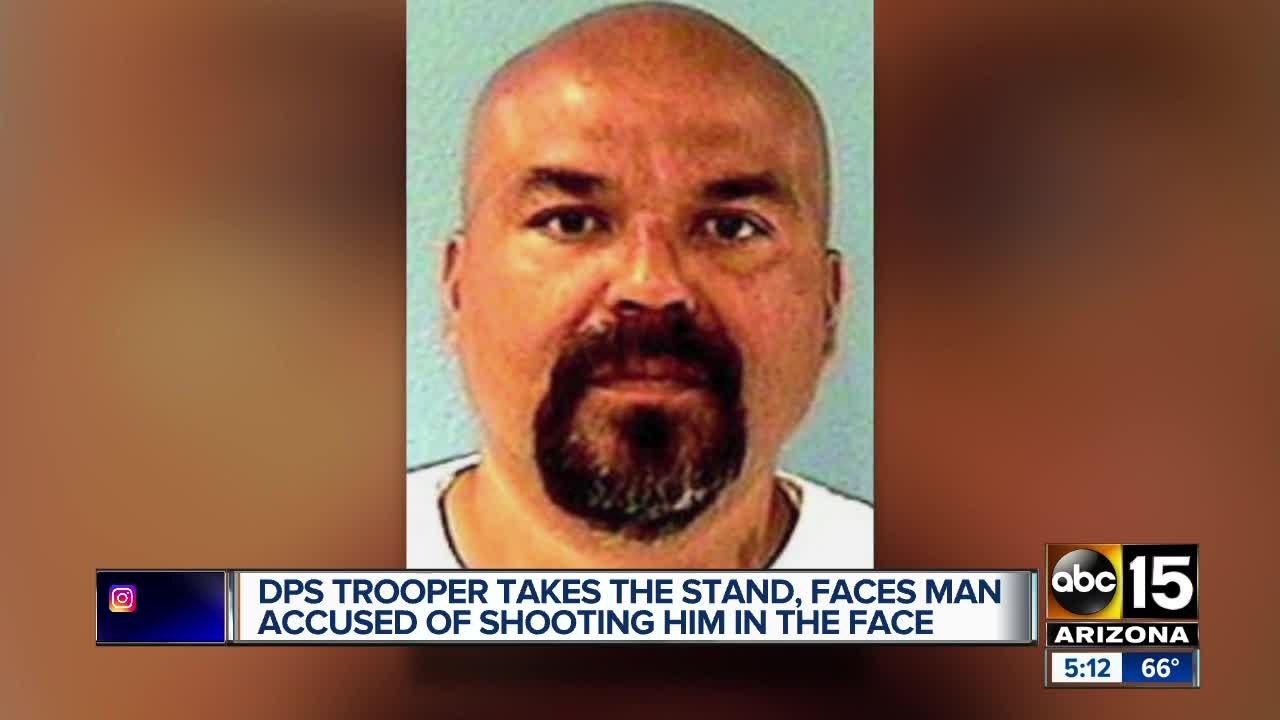 DPS Trooper takes the stand, faces man accused of shooting him in the face
