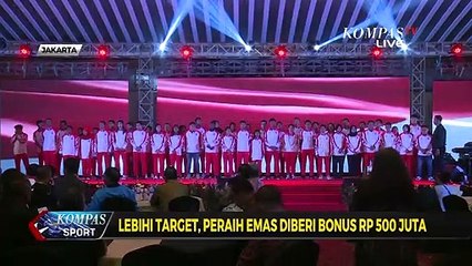Ditargetkan 60 Emas, Kontingen Indonesia Raih 72 Emas