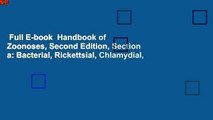 Full E-book  Handbook of Zoonoses, Second Edition, Section a: Bacterial, Rickettsial, Chlamydial,