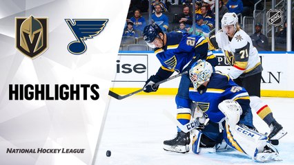 NHL Highlights | Golden Knights @ Blues 12/12/19