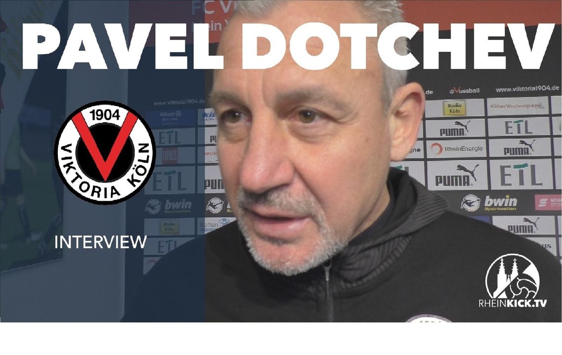 Trainer Pavel Dotchev über die Krise bei Viktoria Köln