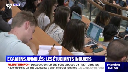 下载视频: Grèves: les étudiants inquiets après le report de certains examens