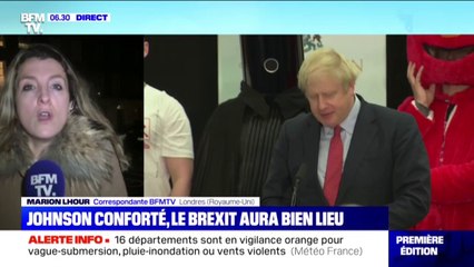 下载视频: Législatives au Royaume-Uni: Boris Johnson remporte la majorité absolue à la Chambre des communes